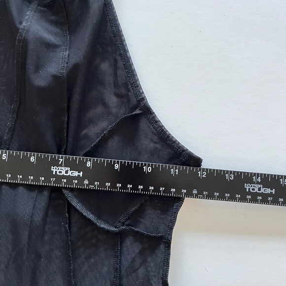 Elegant Black Sheer Jumpsuit - Picture 8 of 8